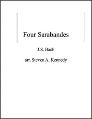 Four Sarabandes Orchestra sheet music cover Thumbnail